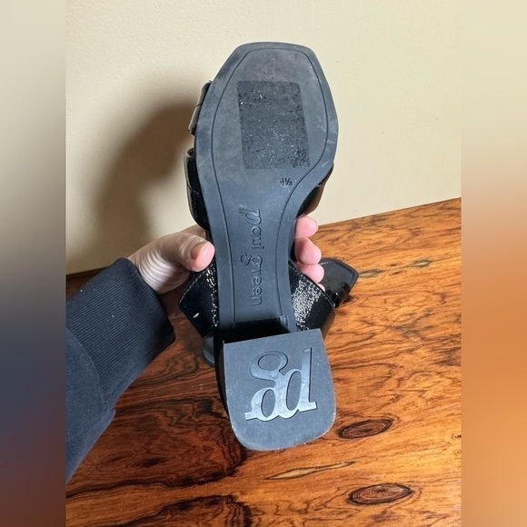 Paul Green Lexi Sandal black size 4.5 / 7 - Picture 15 of 16
